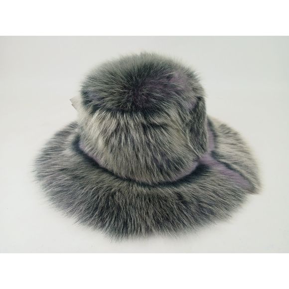Acne Studios Lilac Purple Fur Shearling Bucket Hat Size S/M - Picture 5 of 9